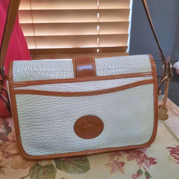 Vintage Dooney & Bourke Equestrian Hand Painted Siamese Cat Crossbody Bag - Picture 4 of 16